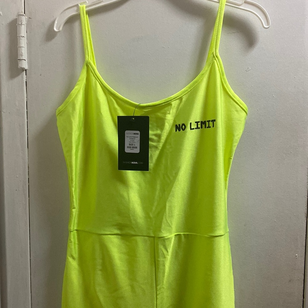 Fashion nova no limit Platinum jumpsuit